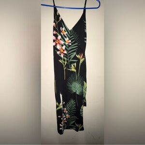 Floral Black Maxi Dress
